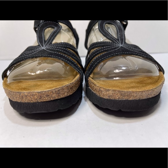 NAOT Rachel Strappy Black Patent Leather Slingback Sandal Women’s Size 41/US 10 - Picture 6 of 12